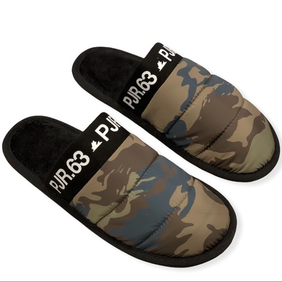 PAJAR Camo Print Stevie Slippers Flats - Size 39 - Picture 1 of 6